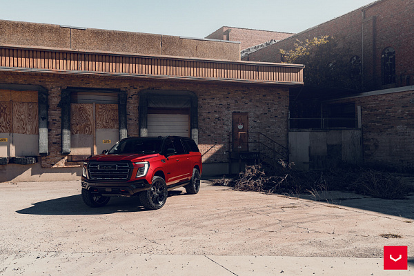 Фото дисков Vossen HF6-4 Черный глянец на GMC Yukon V