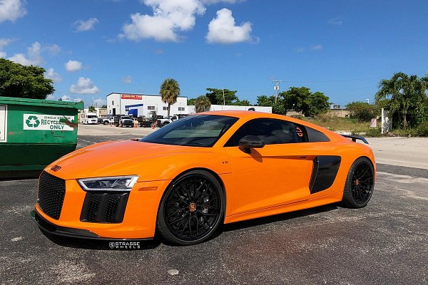 Фото дисков Strasse Wheels SV10M Deep Concave FS Другой цвет на Audi R8 (4S)