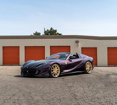 Фото дисков HRE P104SC на Ferrari 812