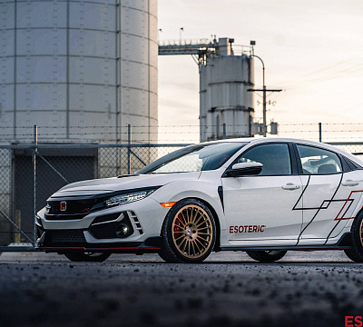 Фото дисков HRE 309M на Honda Civic Type R FK8