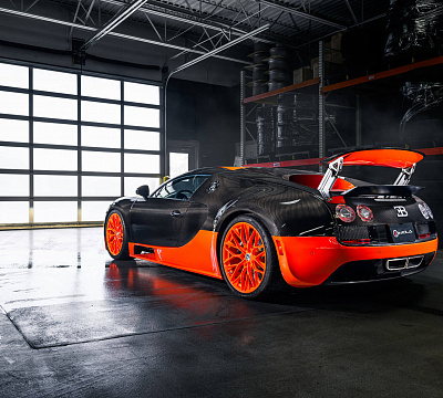 Фото дисков HRE P200 на Bugatti Veyron
