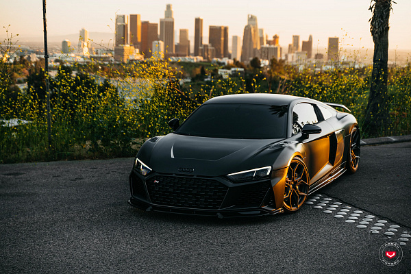 Фото дисков Vossen EVO-3R Глянцевый темный лак на Audi R8 (4S)