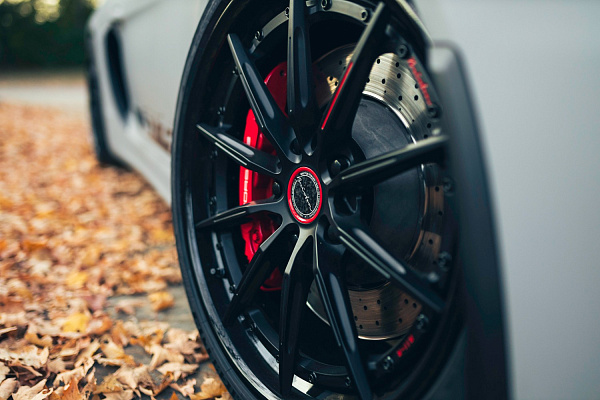 Фото дисков Brixton Forged R11-R Черный сатин на Porsche Cayman II