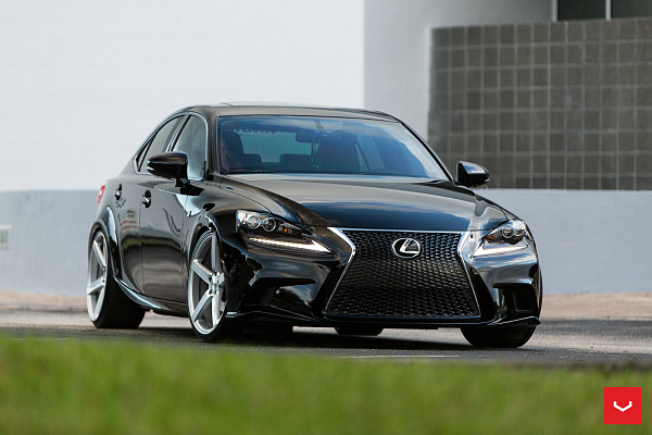 Фото дисков Vossen CV3 Серебро на Lexus IS II