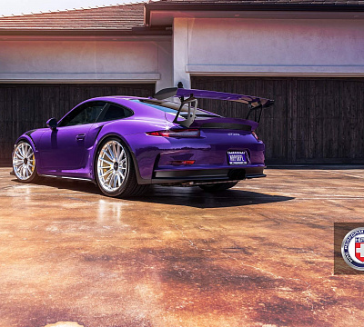 Фото дисков HRE P103 на Porsche 911 VII