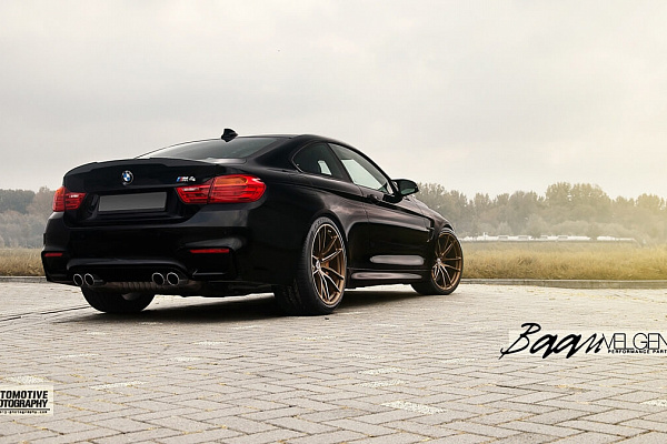 Фото дисков HRE P104 Сатиновая бронза на BMW 4/M4 (F32/F82)