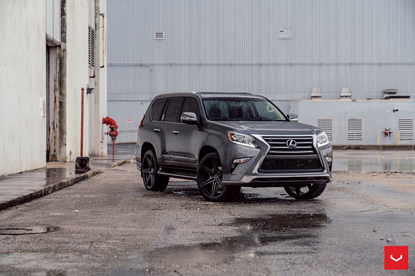 Фото дисков Vossen HF6-2 Черный глянец на Lexus GX II
