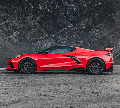 Фото дисков Vossen HF-7 на Chevrolet Corvette C8