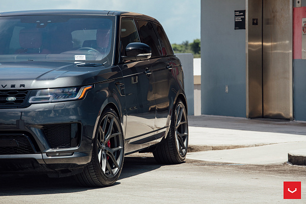 Фото дисков Vossen HF-5 Сатиновый графит на Range Rover Sport II