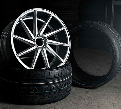 Фото дисков Vossen CVT на Mercedes-Benz C-Class (W204)