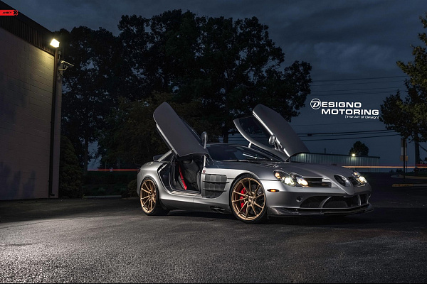 Фото дисков Anrky AN13 Сатиновая шампань на Mercedes-Benz SLR McLaren