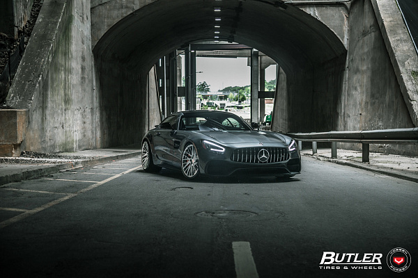 Фото дисков Vossen EVO-6T Глянцевый лак на Mercedes-Benz AMG GT I