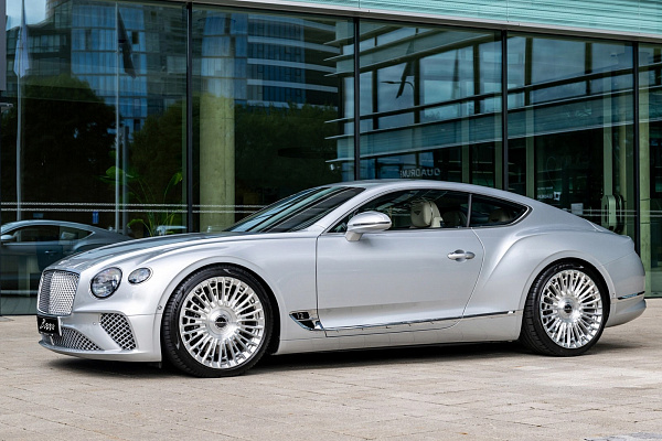 Фото дисков Brixton Forged LX01 Глянцевый лак на Bentley Continental GT III