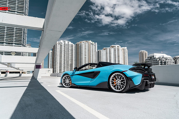 Фото дисков Anrky AN10 Полированный лак на McLaren 600