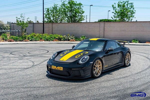 Фото дисков HRE RC104 Сатиновое золото на Porsche 911 VII