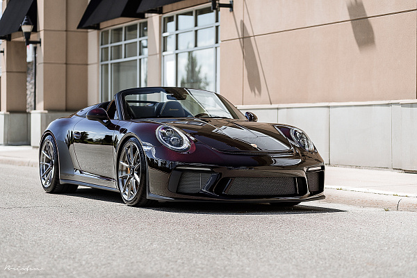 Фото дисков Brixton Forged WR3.2 Сатиновый тонированный лак на Porsche 911 VII