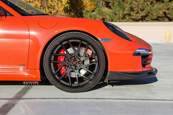 Фото дисков Strasse Wheels SM7T Deep Concave Другой цвет на Porsche 911 VII