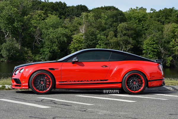 Фото дисков Strasse Wheels SV15T Deep Concave FS Другой цвет на Bentley Continental GT II