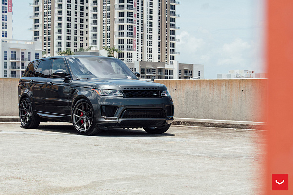 Фото дисков Vossen HF-5 Сатиновый графит на Range Rover Sport II