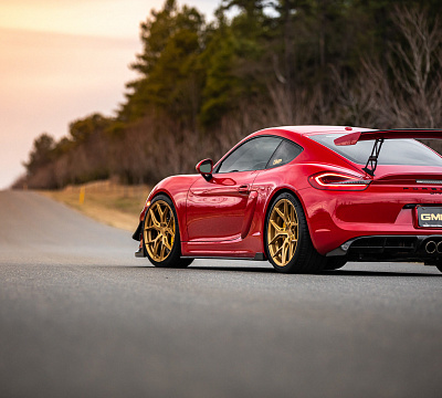 Фото дисков Vossen HF-5 на Porsche Cayman II