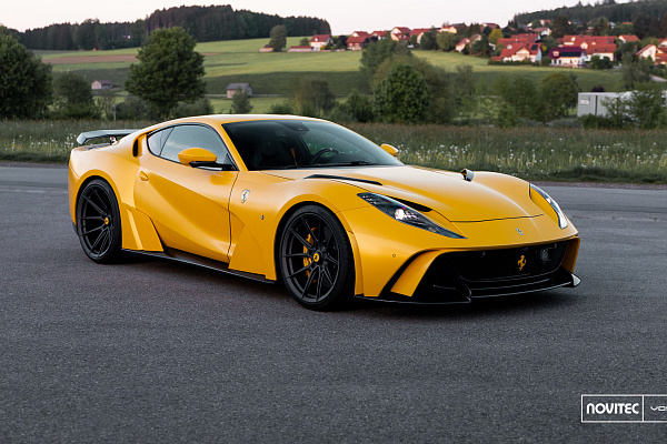 Фото дисков NOVITEC NF10 Черный сатин на Ferrari 812