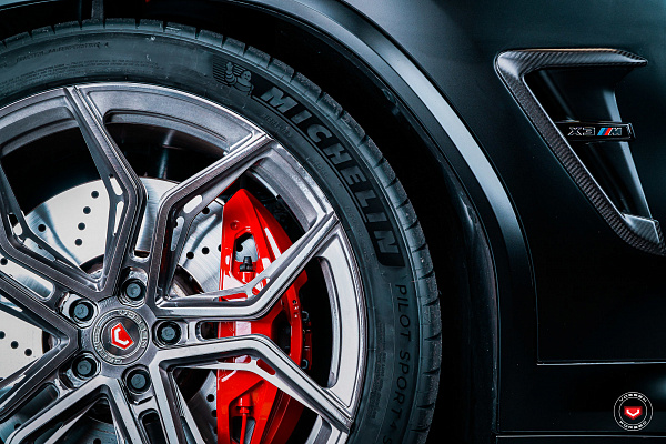 Фото дисков Vossen EVO-3R Глянцевый темный лак на BMW X3/X3 M (G01/F97)