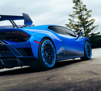 Фото дисков Brixton Forged FDE06 Aerotech на Lamborghini Huracan