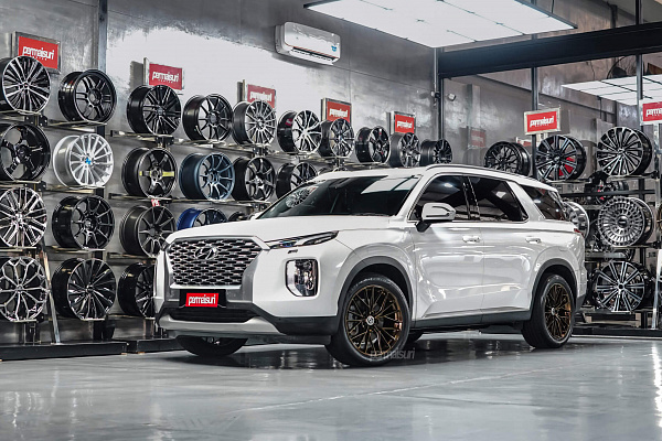 Фото дисков HRE FF28 Глянцевая темная медь на Hyundai Palisade I