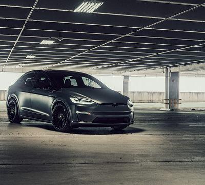 Фото дисков Vossen HF-8 на Tesla Model X