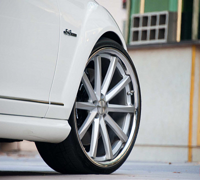 Фото дисков Vossen CV1 на Mercedes-Benz S-Class (W221)