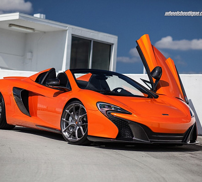 Фото дисков HRE P101 на McLaren 650S