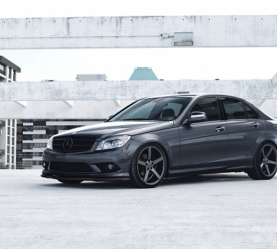 Фото дисков Vossen CV3 на Mercedes-Benz C-Class (W204)