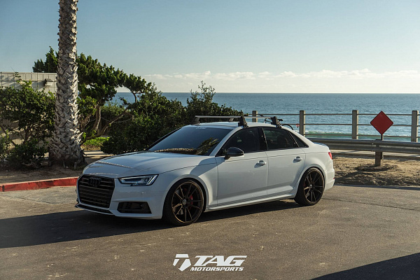 Фото дисков HRE FF04 Сатиновое темное золото на Audi A/S/RS 4 (B9)
