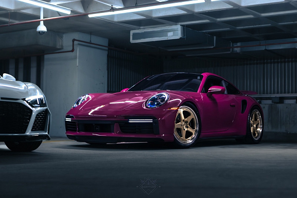 Фото дисков Strasse Wheels S5 Track Глянцевая бронза на Porsche 911 VIII