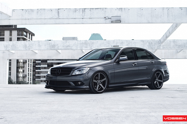 Фото дисков Vossen CV3 Сатиновый графит на Mercedes-Benz C-Class (W204)