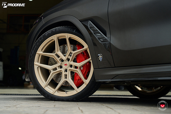 Фото дисков Vossen EVO-4 Сатиновая шампань на BMW X6/X6 M (G06/F96)