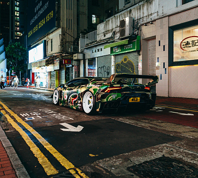 Фото дисков Brixton Forged TR05 AERO1 на Lamborghini Huracan