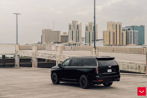 Фото дисков Vossen HFX-1 (6-Lug) Черный глянец на Cadillac Escalade V