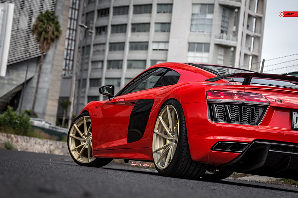 Фото дисков Anrky AN23 Сатиновая шампань на Audi R8 (4S)