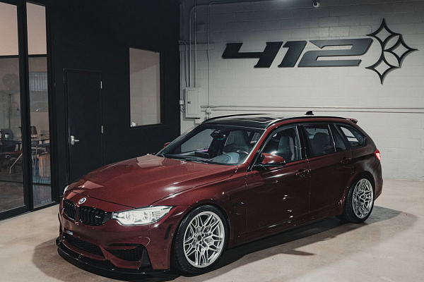 Фото дисков Brixton Forged FDE06 Серебро на BMW 3/M3 (F3x/F80)