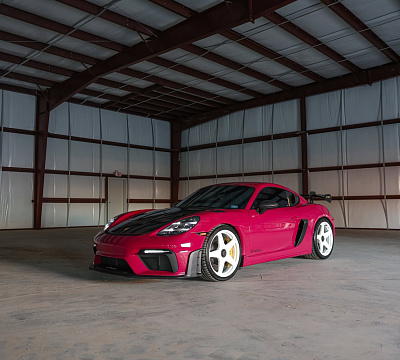 Фото дисков Brixton Forged TR04 на Porsche Cayman III