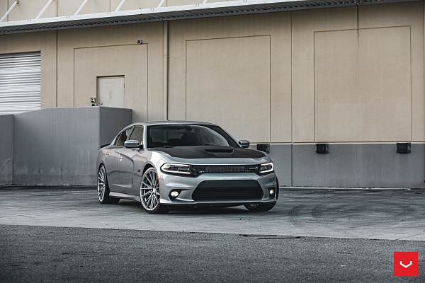 Фото дисков Vossen HF-4T Серебро на Dodge Charger VII