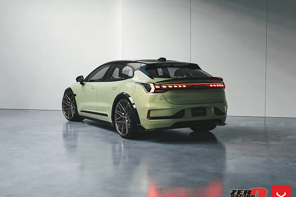 Фото дисков Vossen HF-7 Сатиновый графит на Zeekr 001