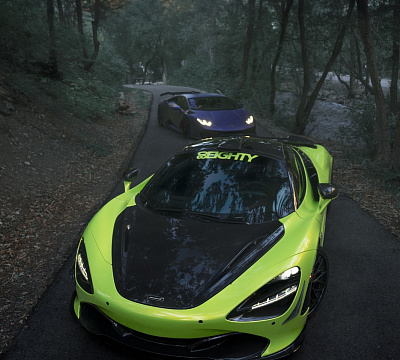 Фото дисков Strasse Wheels SV10M Deep Concave FS на McLaren 720S