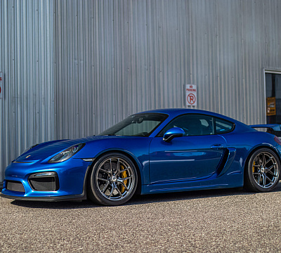 Фото дисков HRE R101 Lightweight на Porsche Cayman II