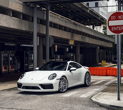 Фото дисков Vossen EVO-5R на Porsche 911 VIII