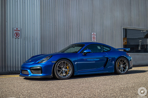 Фото дисков HRE R101 Lightweight Глянцевый тонированный лак на Porsche Cayman II