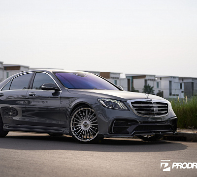 Фото дисков Vossen HF-8 на Mercedes-Benz S-Class (W222, C217)