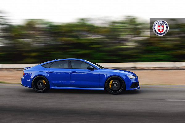 Фото дисков HRE P104 Черный глянец на Audi A/RS 7 (4G)