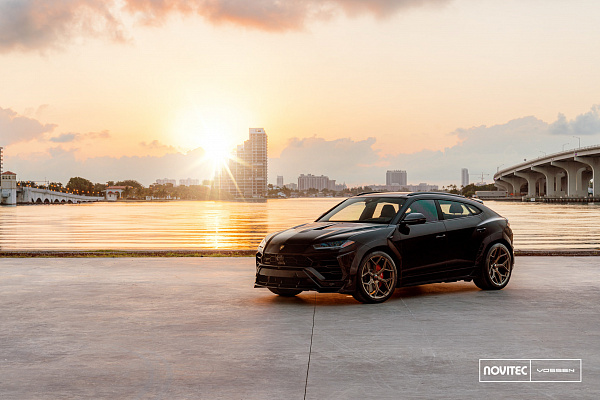 Фото дисков NOVITEC NL4 Сатиновая бронза на Lamborghini Urus